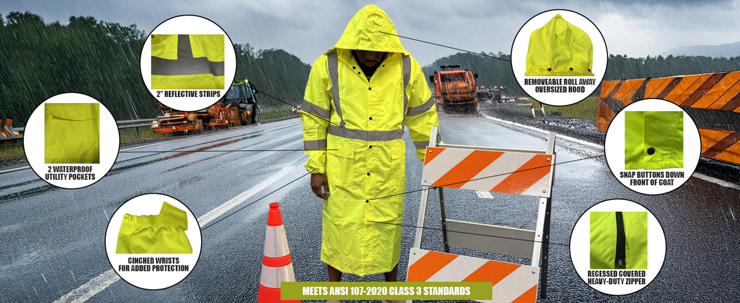 rain coat features