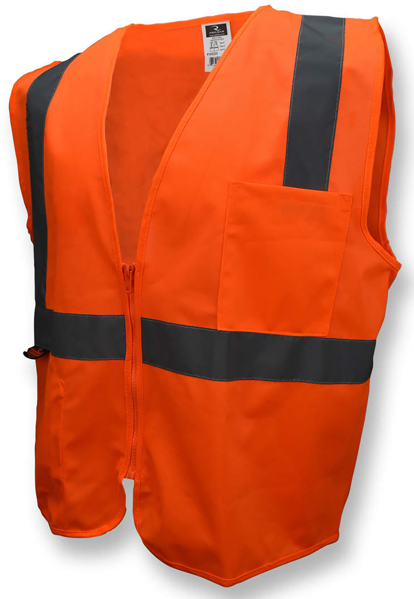 Radians SV2Z Economy Type R Class 2 Mesh Safety Vest with Zipper ...