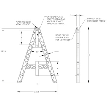 a-frame-leg-dimensions